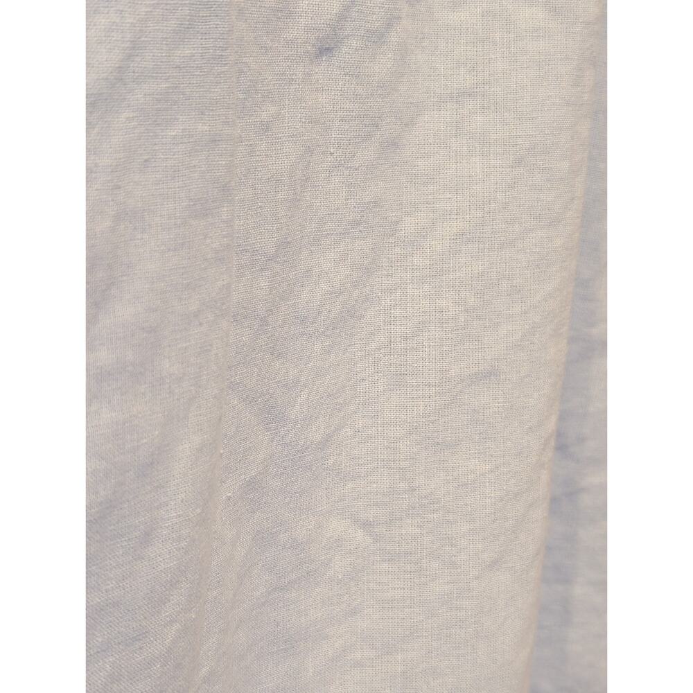 Michael Kors Tailored Fit Light Blue Linen-Cotton Short Sleeve Button-Up L - Picture 12 of 12
